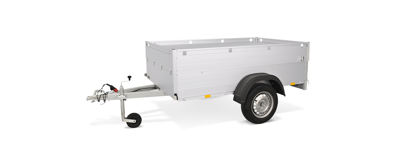 Anssems-GT gesloten en ongeremde bagagewagen