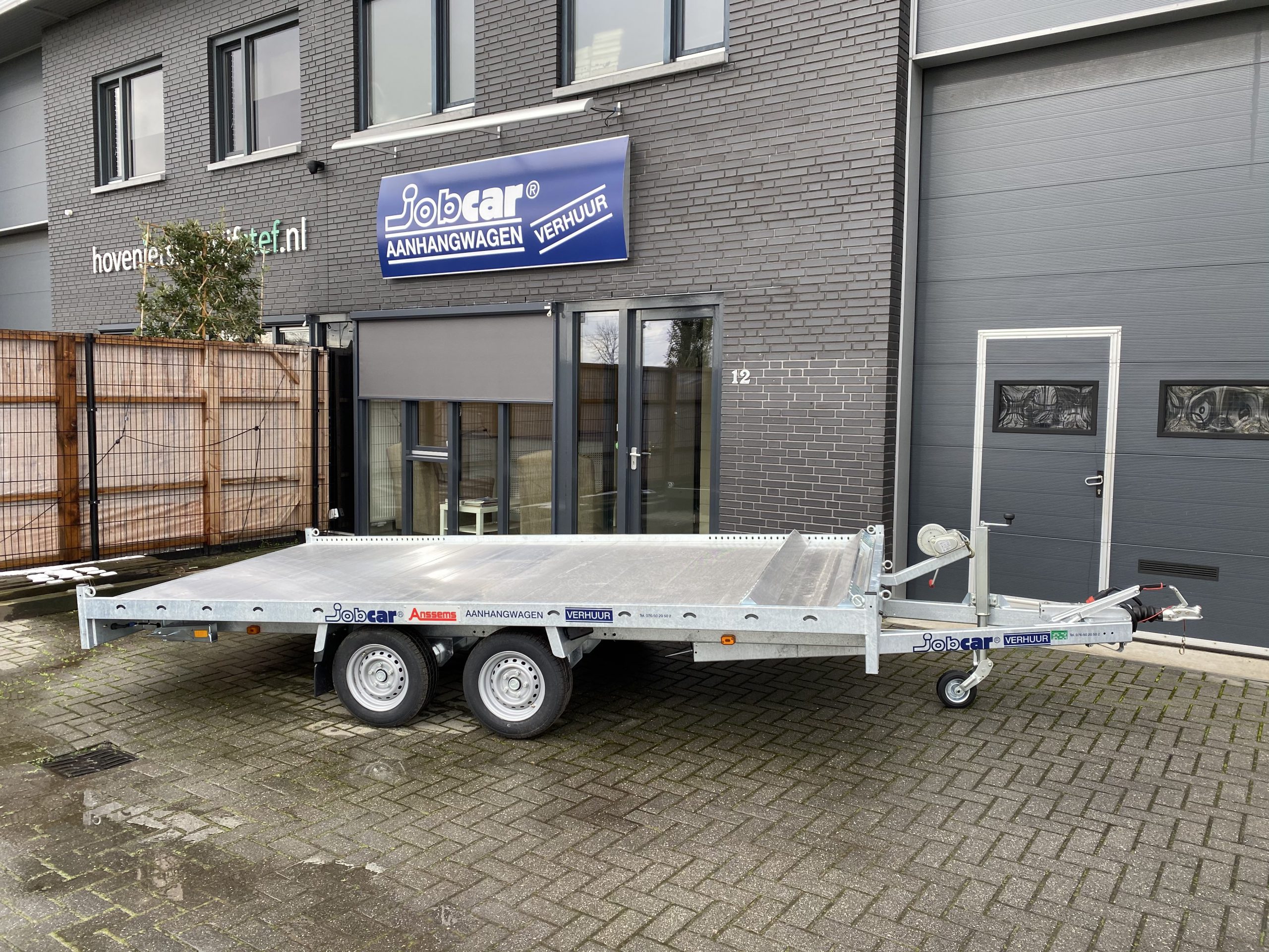 Diverse soorten aanhangers huren bij JobCar